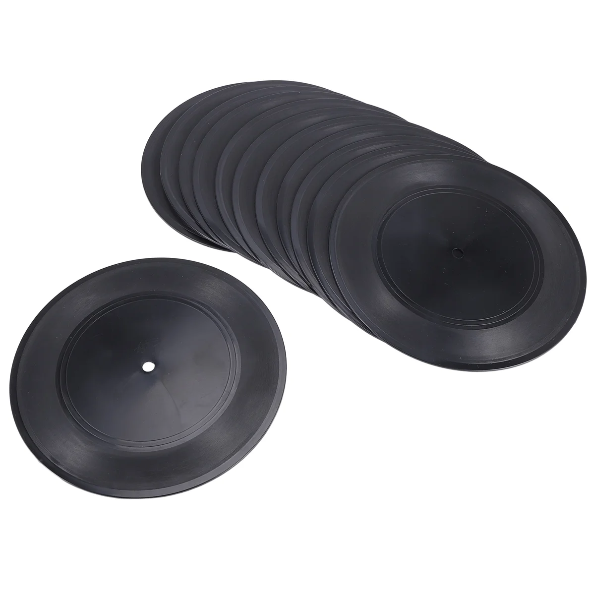 Пустые виниловые диски 7 дюймов CD для декора комнаты настенный Декор Черные