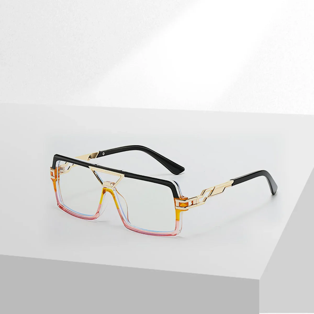 Мужские и женские голубые очки прозрачные