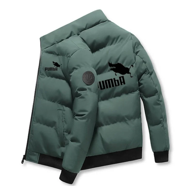 Men's winter warm men's coat casual autumn clothes stand collar down jacket thick cap white duck fur coat menmoncler jacket