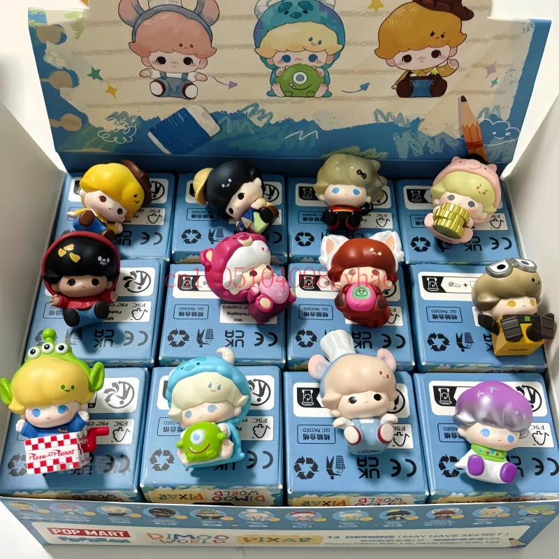 Фото Коллекционная мини-фигурка Pop Mart Dimoo World Pixar Series Pop Bean: милый настольный декор, трендовая игрушка для коллекционеров (слепая коробка) №2