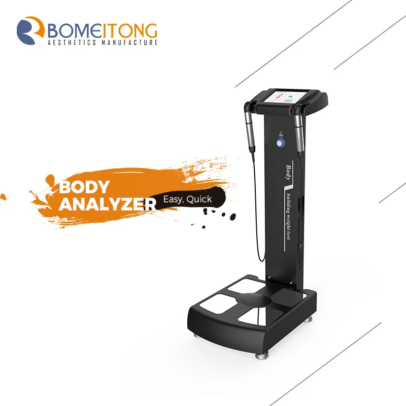 

BIA measures body composition / body mass index analyzer