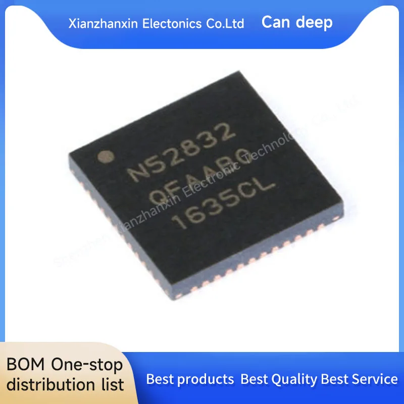 1 шт./партия, Беспроводная bluetooth-микросхема N52832 QFN48