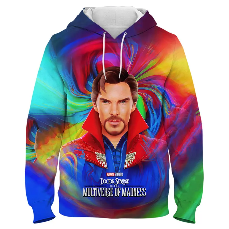 

Oversized Hoodies For Male Marvel Doctor Strange 3D Print Children Pullovers Spring Autumn Harajuku Men Women Sweatshirt
