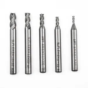 5 шт.компл. Концевая фреза из быстрорежущей стали, фреза для сверления металла, 23456 мм, электроинструмент, аксессуары для детали