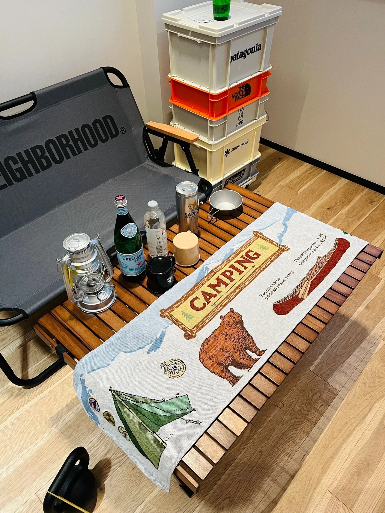 

Camping Outdoor Table Runner Camping Folding Table Cloth Party Decor
