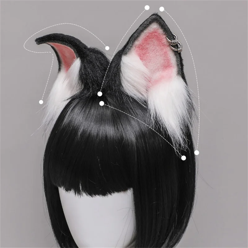 Ободок с ушками Хаски для женщин и девушек