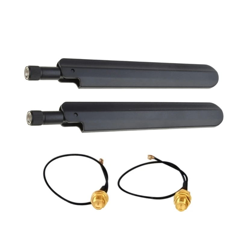 RP-SMA Мужской беспроводной маршрутизатор + 17 см PCI U.FL IPX к RP SMA Антенна Wi-Fi 2 4 ГГц/5 ГГц