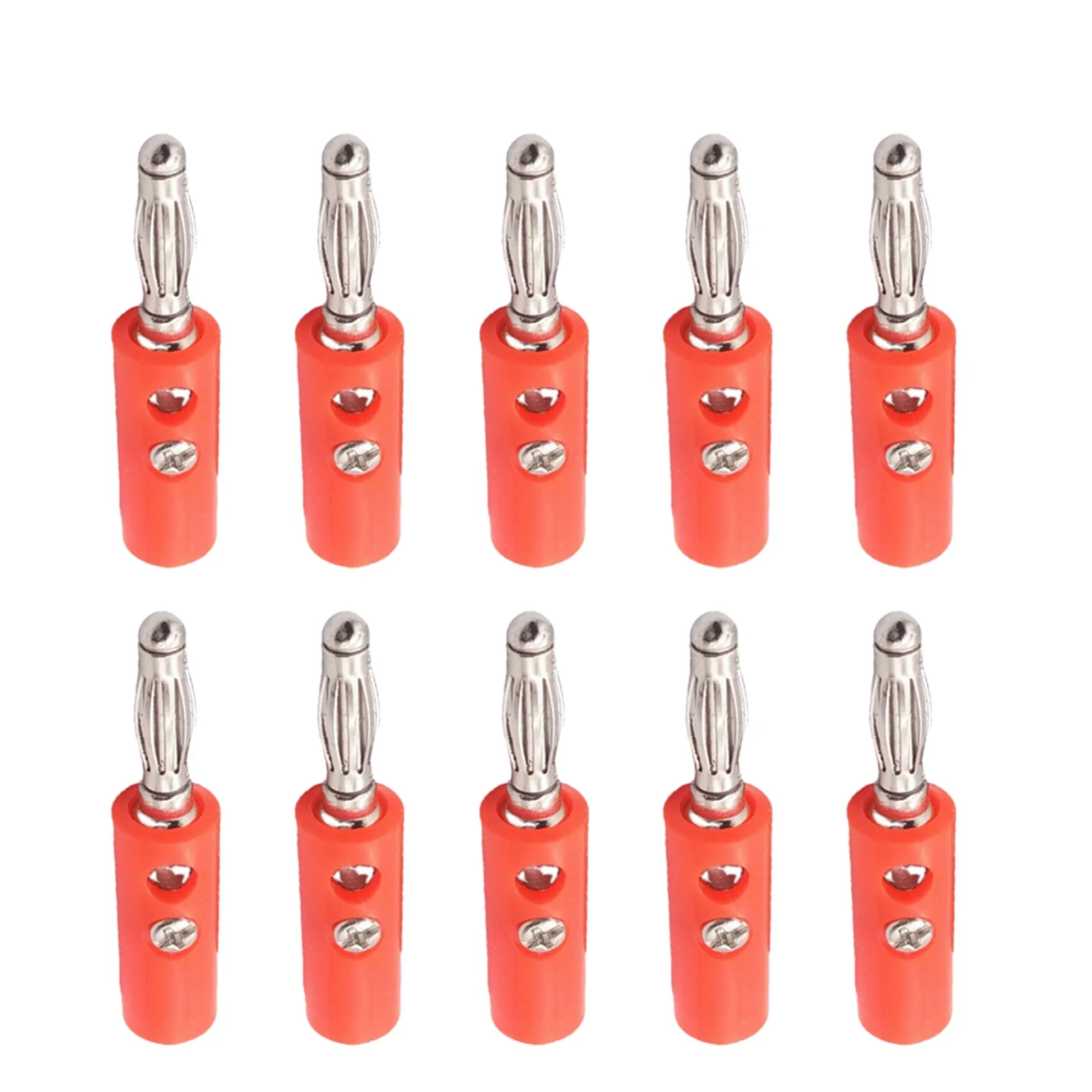 4-страничный пластиковый штекер типа банан с никелевым покрытием зажимы для