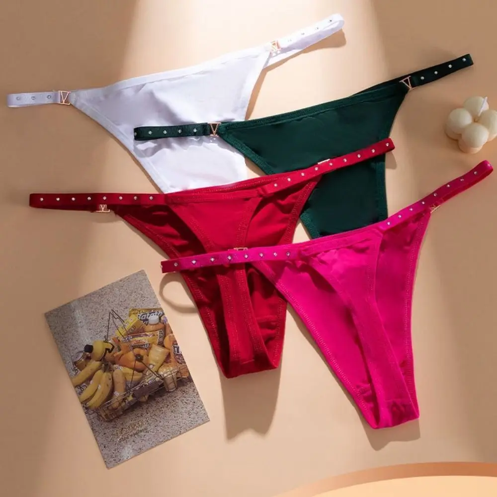 Пряные тонкие стринги из ледяного шелка женское нижнее белье женские трусы