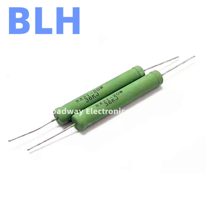 10 шт. Проволочная рана RX21 20 Вт 5% 120R 150R 180R 200R 220R 250R 300R 390R 400R 470R 510R 680R 750R 820R 1K 2K 2 5 K 3K 3 9