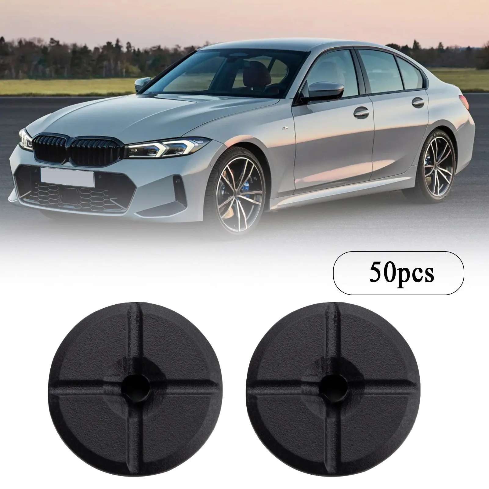 2019900050 50 шт. 4 мм нерезьбовые гайки зажимы для Mercedes BMW Часть Ref 51711958025
