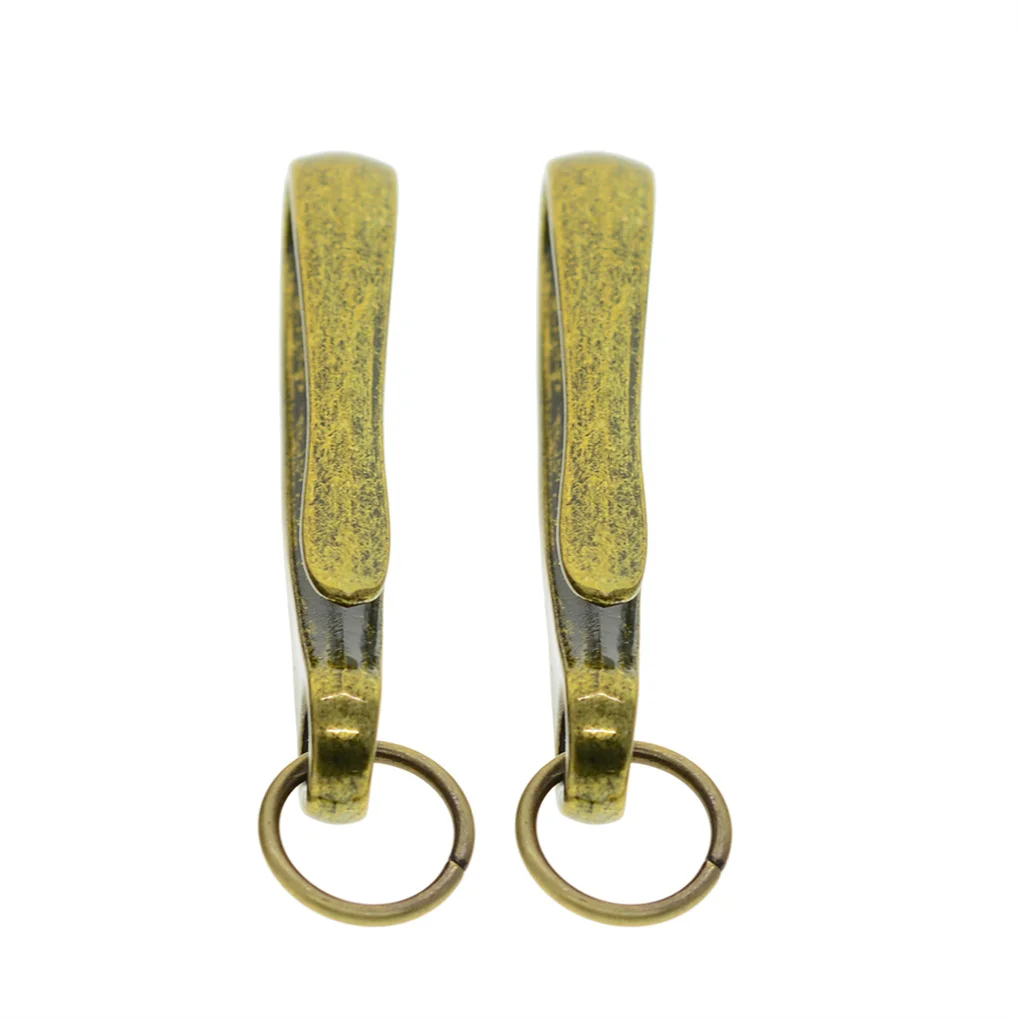 

2 Piece Women Men Simple U Shaped Hooks Zinc Alloy Fishhooks Key Chain Holders Findings DIY Crafting Birthday Gift