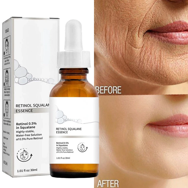 

Retinol Anti Aging Remove Wrinkles Serum Firm Facial Essence Fade Eye Fine Line Moisturizing Lift Brighten Face Skin Care Beauty