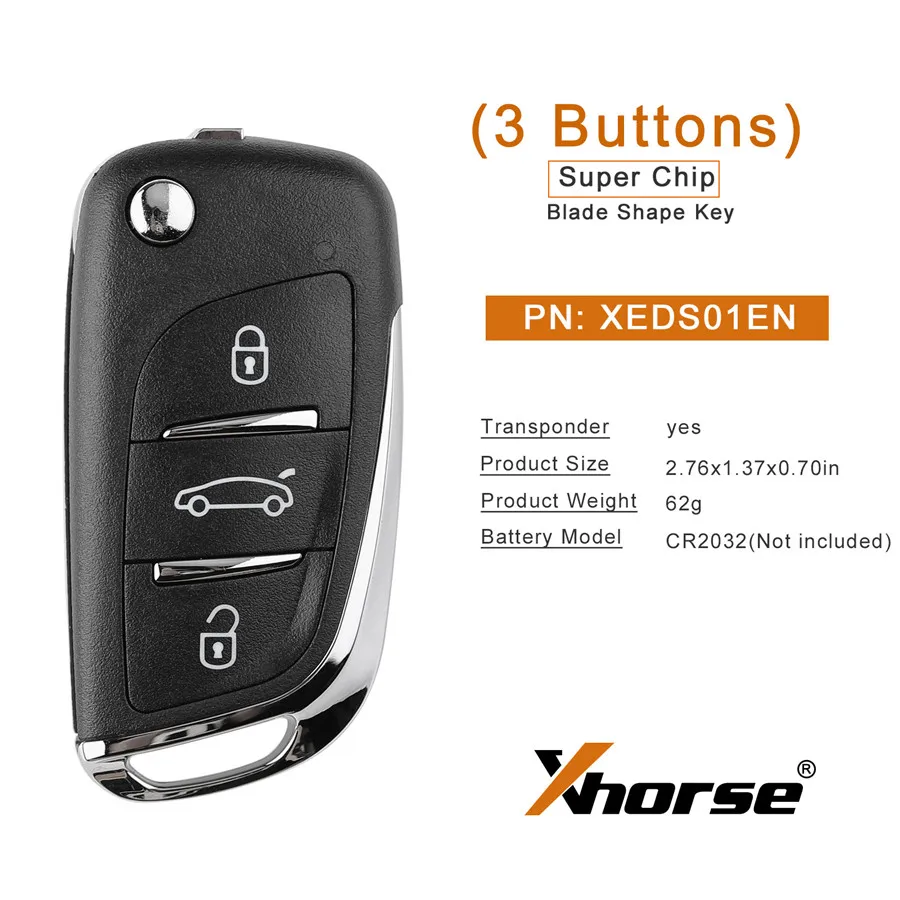 Продажа Xhorse XEDS01EN DS Style Super Remote Work On All ID As Super Chip 5 шт./лот
