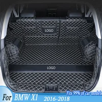 Custom Waterproof Car Trunk Mat AUTO Tail Boot Tray Liner Cargo Pad Protector Fit For BMW X1 2016 2017 2018 Carpet styling