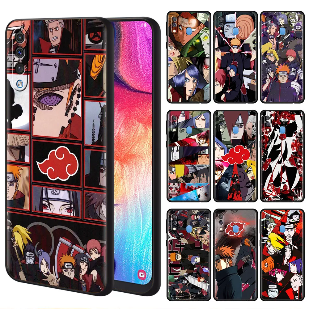 

Narutos Akatsuki Itachi Funda Case For Samsung Galaxy A50 A70 A10 A12 A51 A52 A71 A30 A40 M31 A20s A20e A22 M30 Soft Phone Cover