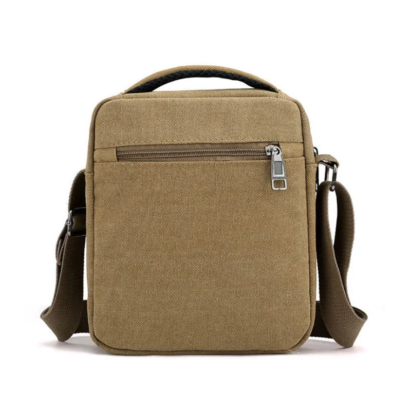 Xiaomi Canvas Shoulder Bag Men's New Korean Style Canvas Messenger Bag Outdoor Leisure Travel Portable Single-Shoulder Bag