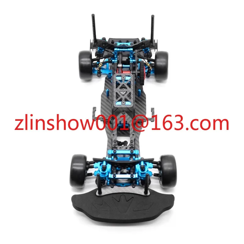 110M Size RC Drift Car Frame, Center Rear Drive KIT Version P70381 (art.: 3920ce5cecd22) - 3920ce5cecd22