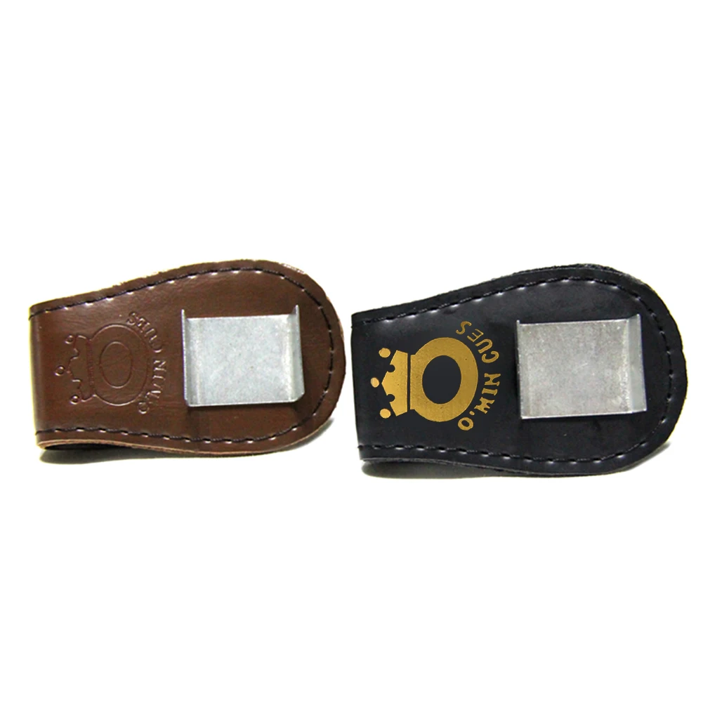 

1Pcs Chalk Clip Pool Billiards Snooker Accessories Leather Magnetic Belt Clip Chalk Holder Accessory Random Color Drop Shipping