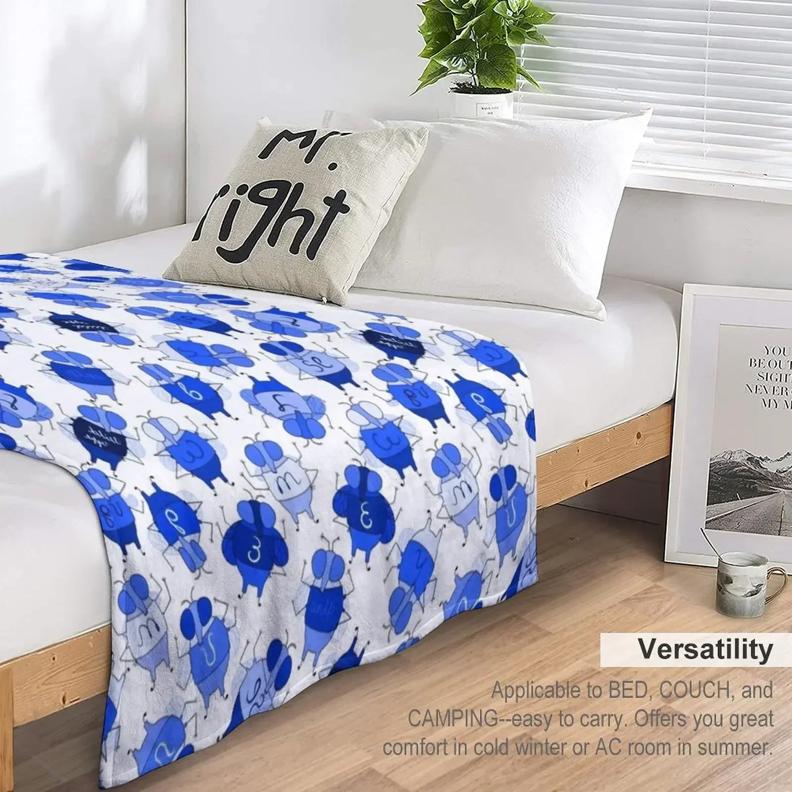 Милое одеяло Drosophila Melanogaster Mutants в Гзель лохматое тяжелое для сна