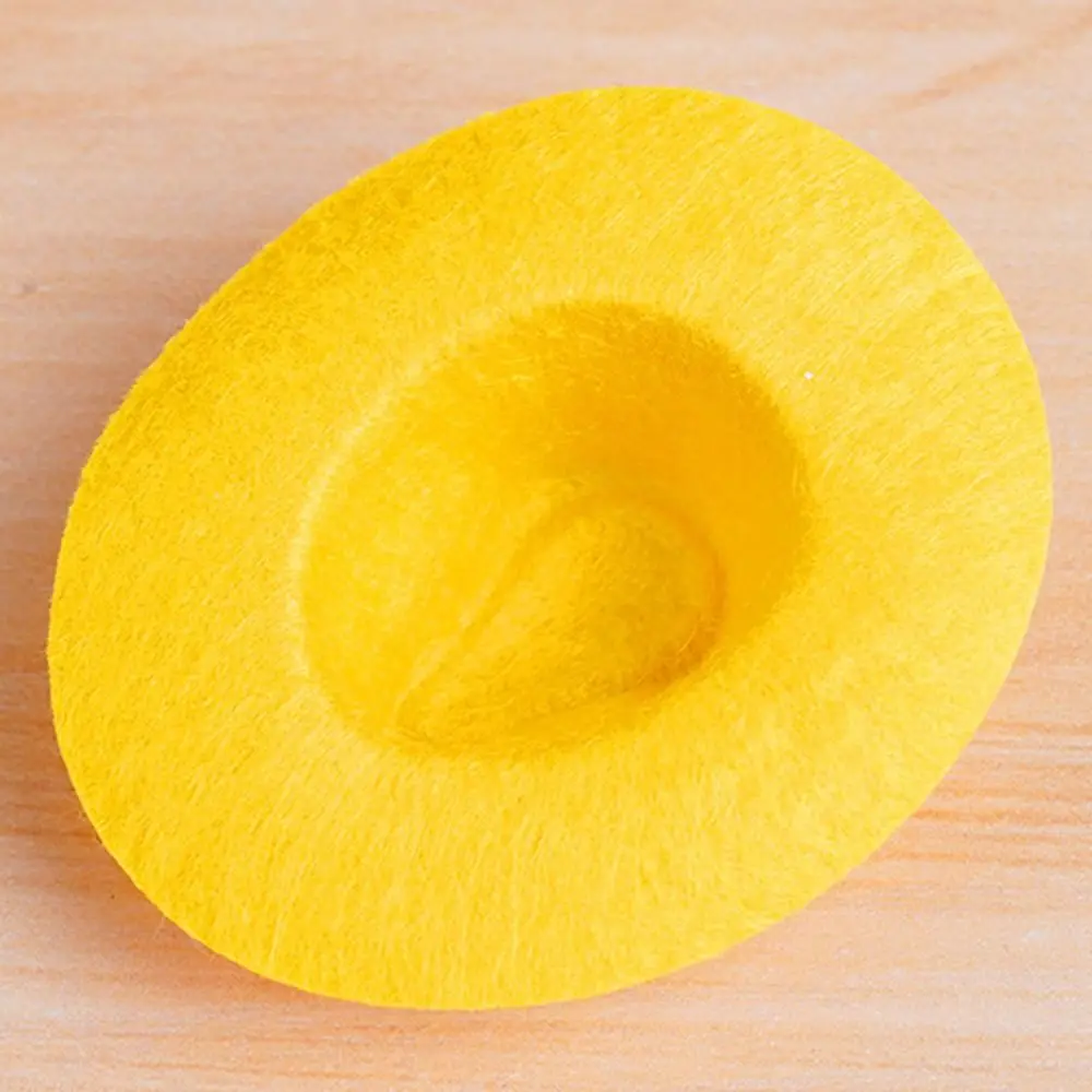 6 шт. тканевые ковбойские мини-шапки креативные маленькие куклы декоративные