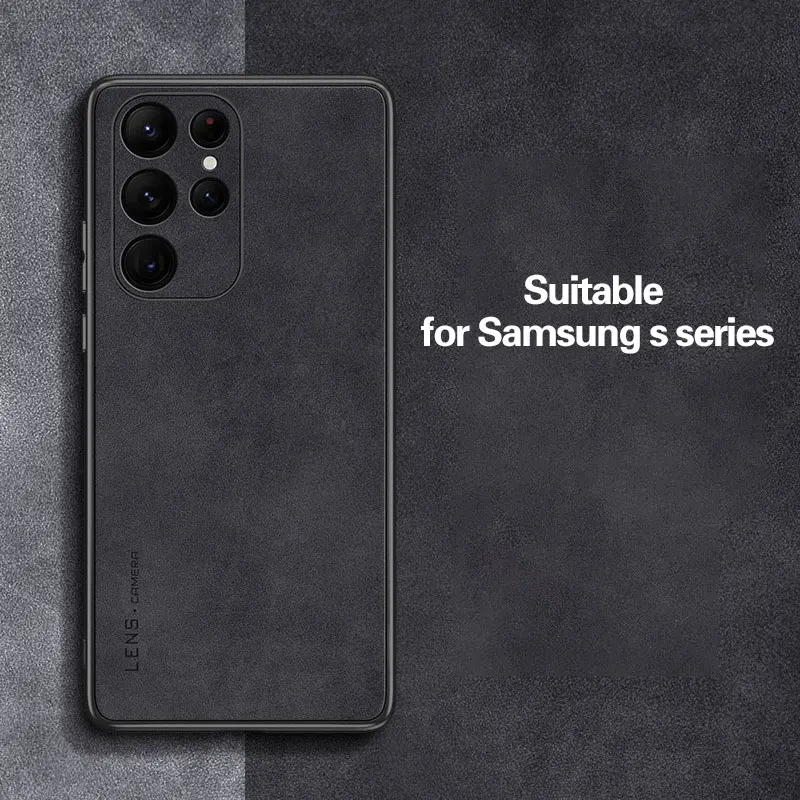 

For Samsung s23 ultra Phone case New premium case s22 ultra Premium sense s23+ lens All-inclusive Anti-fall protection Cover