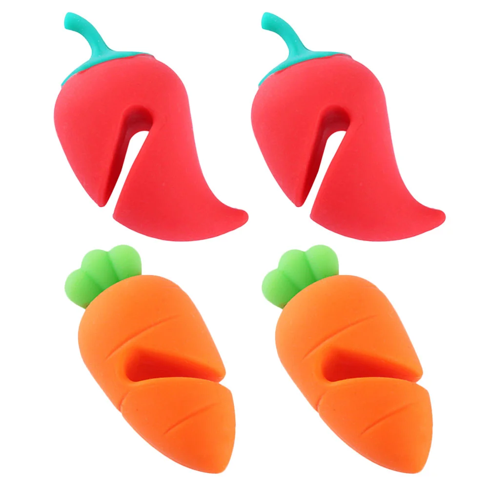 

Lid Pot Lifter Silicone Holder Stopper Spill Cover Clip Kitchen Easter Pan Boil Over Lifters Oven Stand Soup Carrot Saucepan