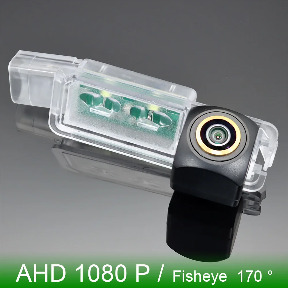 Камера заднего вида рыбий глаз золотого цвета для SEAT Ibiza 6J MK4 MK5 2008 2009 2010 2011 2012 2013 2014