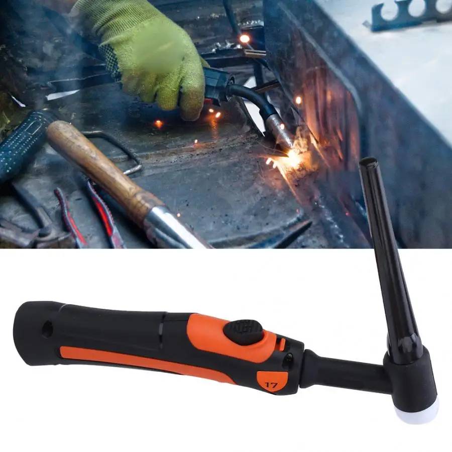

TIG Welding Torch Consumables TIG 17 Head Body Collet Ceramic Nozzle Long Back Flamethrower