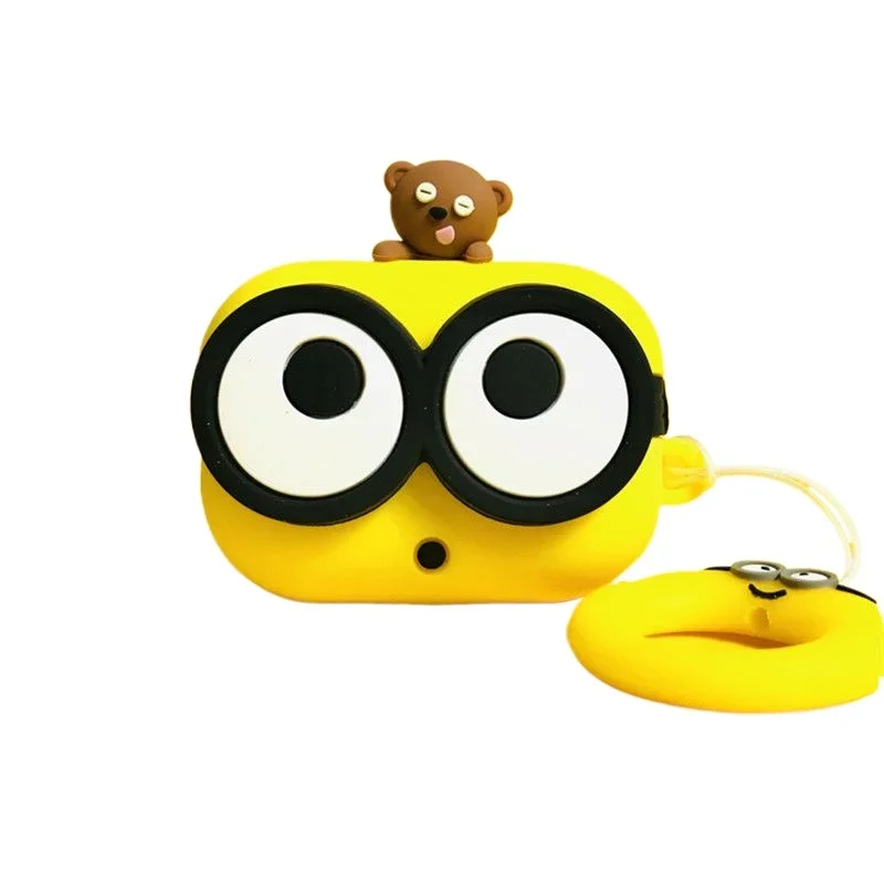 Милый мультяшный силиконовый чехол Minionsed для Apple AirPods, мягкий защитный чехол для AirPods 2  3  Pro, декоративные аксессуары (art.: 3920db33d2902) - 3920db33d2902