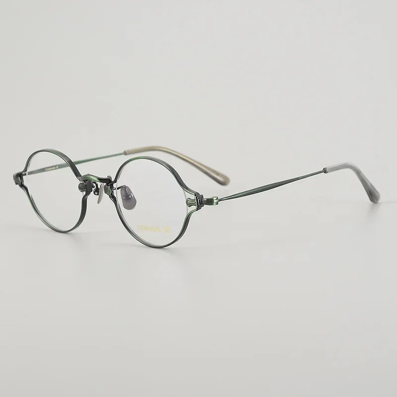 Очки ручной работы KMN188 для женщин и мужчин круглые оптические аксессуары в