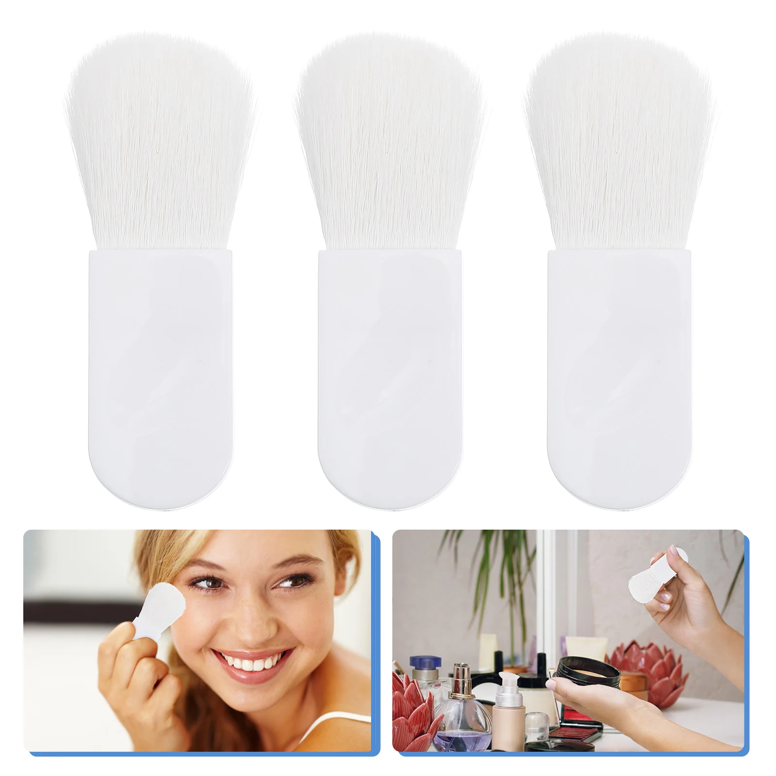 

Brush Blush Makeup Powder Portable Womenblusher Mini Blending Tool Loose