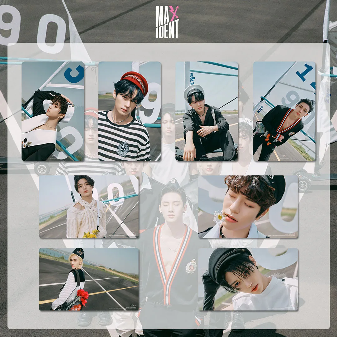 Оптовая продажа, Kpop 8 шт.комплект, новый альбом для детей Stray Kids, MAXIDENT, карточки Для Фотопечати, постеры, картины, поклонники, подарки, коллекц... (art.: 3920bf843329e) - 3920bf843329e