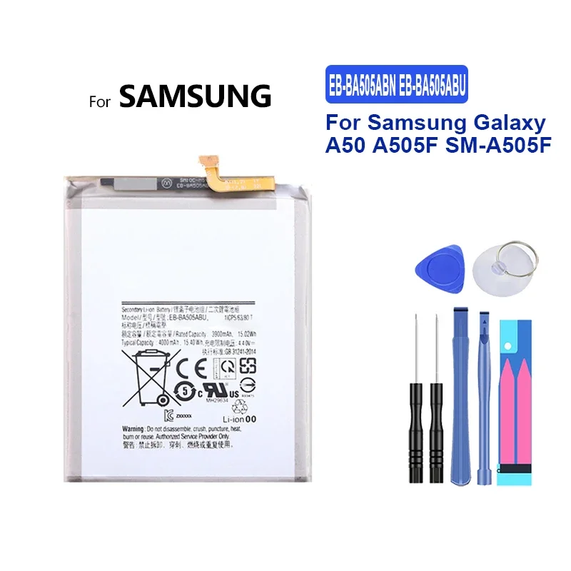Сменный аккумулятор 4000 мАч-5000 мАч для Samsung Galaxy A50 A505F SM-A505F A51 5G (не 4G) A516 SM-A515 SM-A515F A53 A33