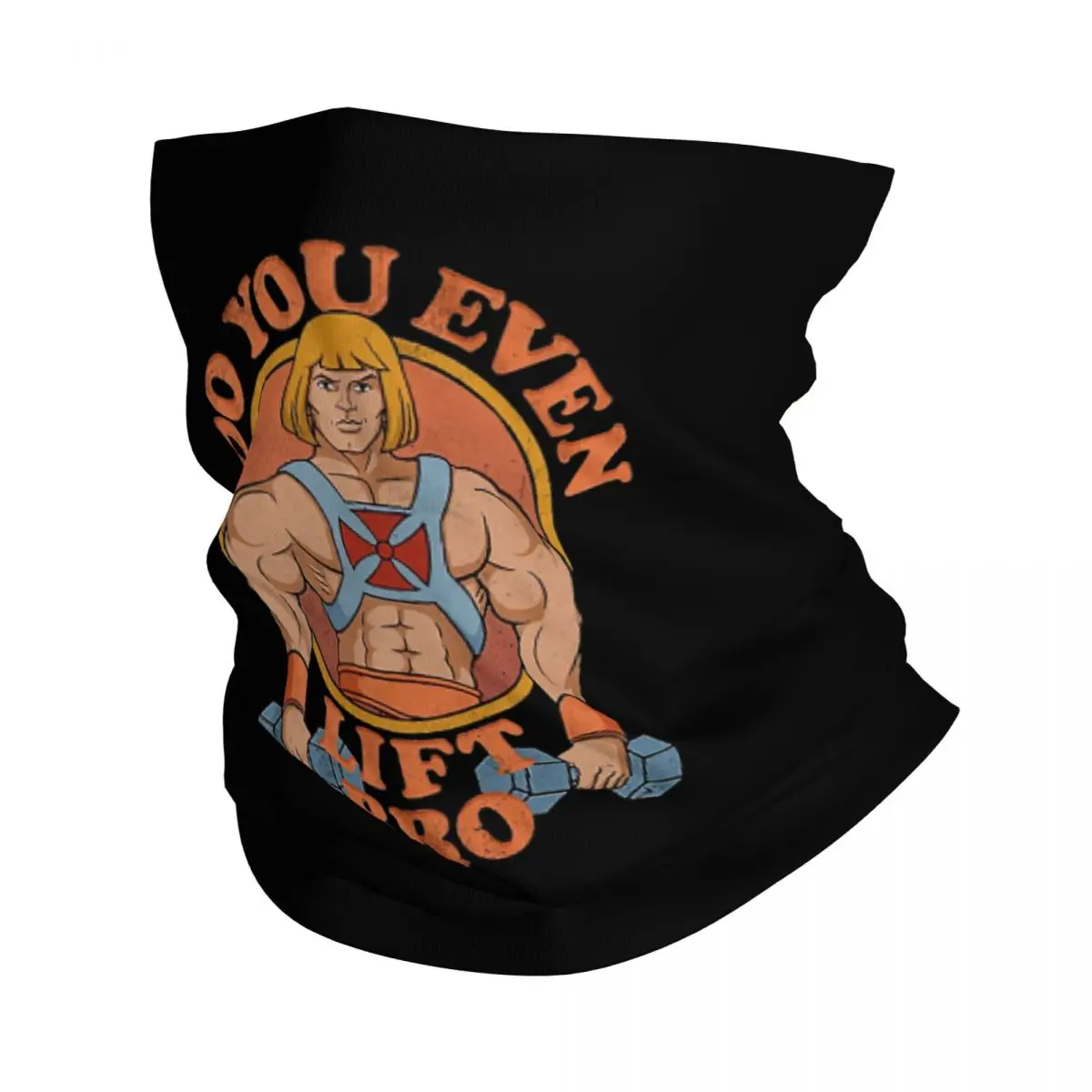 

80s He-Man Cartoon Bandana Neck Cover Printed Masters Of Universe Magic Scarf Multifunctional Cycling Unisex Adult All Season