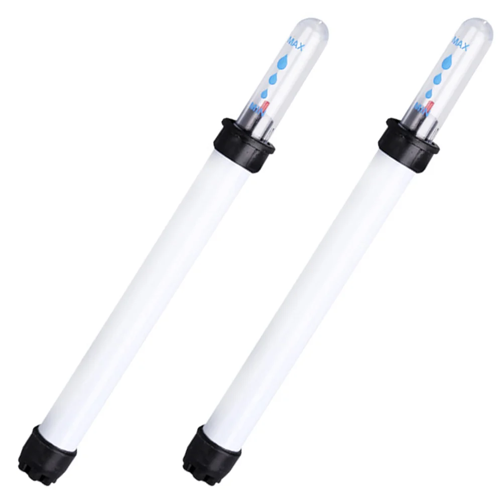 

2 Pcs House Plants Water Level Indicator Moisture Gauge Potted Hydrometer 2X2X16.5CM Flower White Plastic Flowerpot