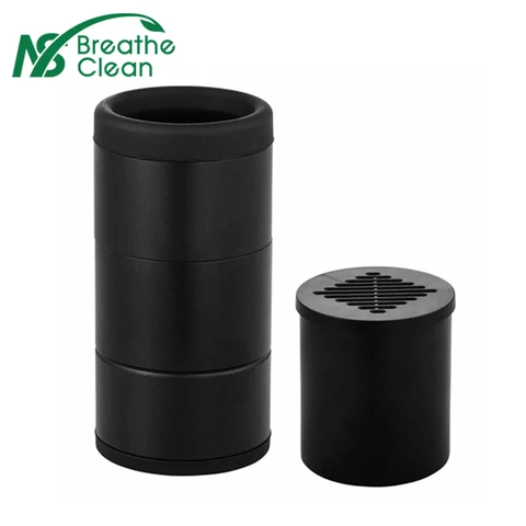 Персональный ручной воздушный фильтр для снижения пассивного курения имеет сменный картридж HEPA и углерод, устраняет запахи дыма Buddy