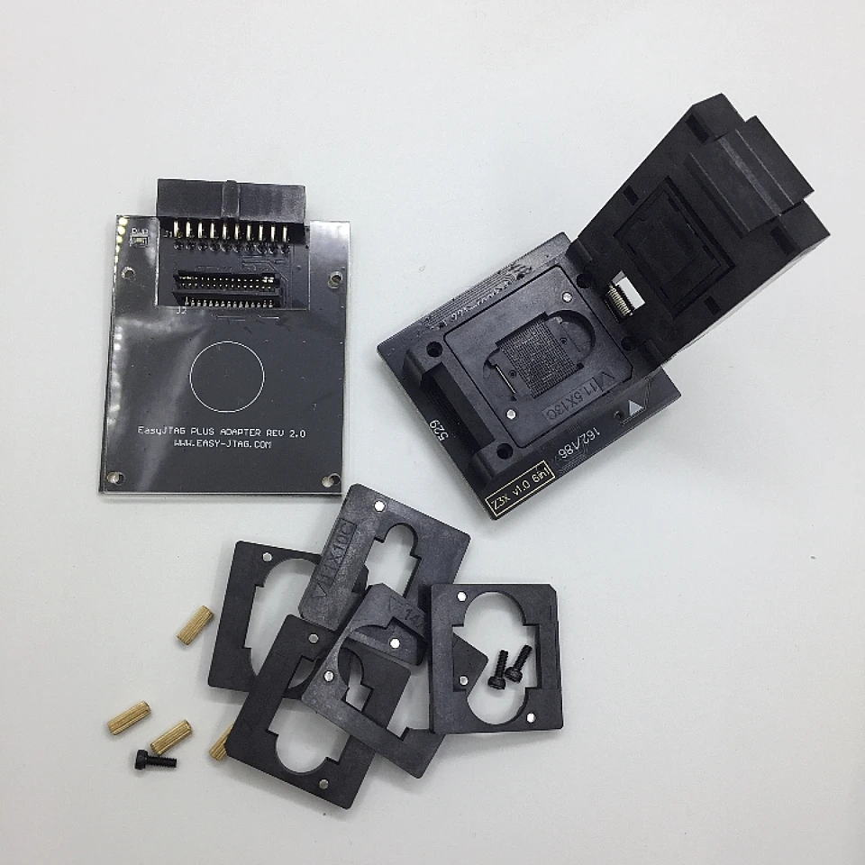 Комплект Easy J-Tag eSIM Plus Box с адаптерами EMMC 6-в-1 BGA, полный набор (art.: 3920d925cd250) - 3920d925cd250