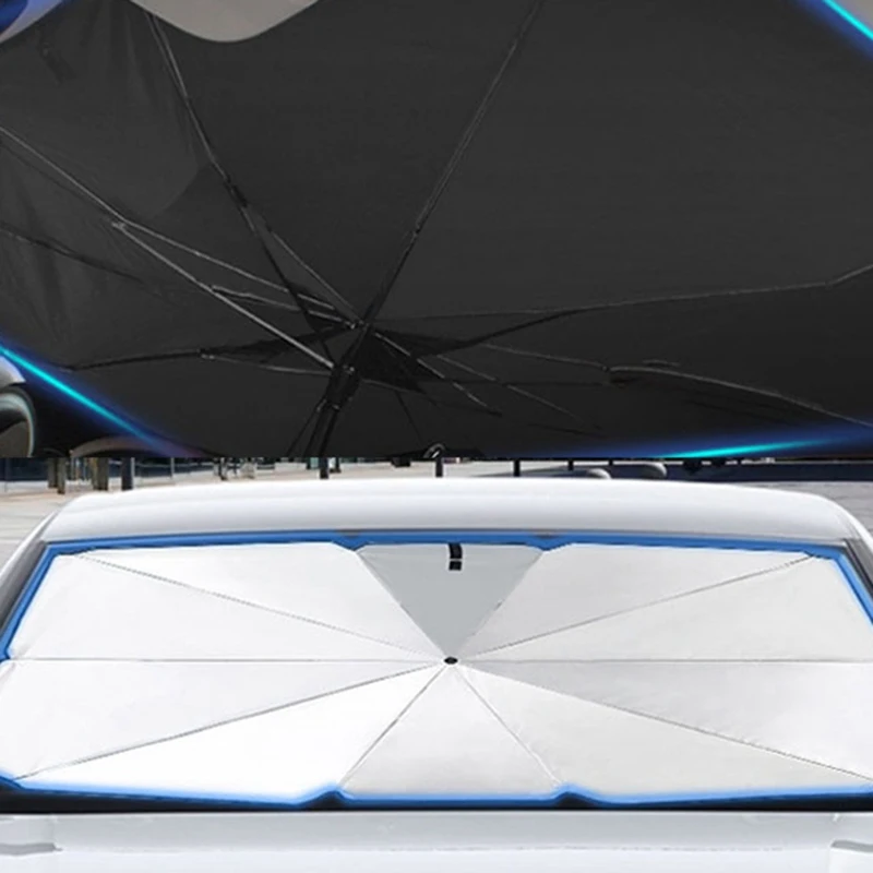 

For Car Sun Shade Protector Car Cover Auto Window Sunshade Interior Windshield UV Ray Protection Accessories Umbrella