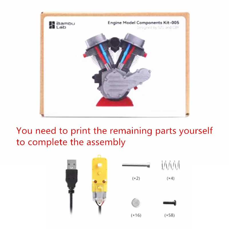 Bambu Lab 3D печать DIY Креативная модель компьютера Беспроводное зарядное устройство