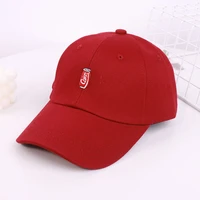 coca cola spring and autumn 2021 new trend embroidered baseball cap simple casual wild couple cap