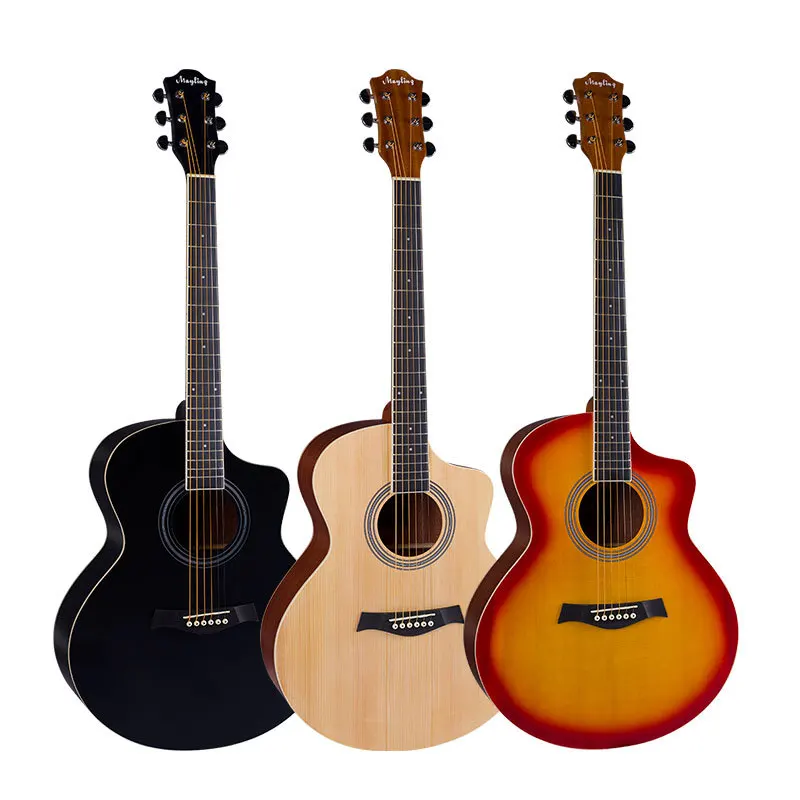 

Bridge Girl Guitar Wood Gifts Aesthetic Music Acoustic Guitar High Quality Solid Rosewood Violao Acustico Travel Guitars DL60JT