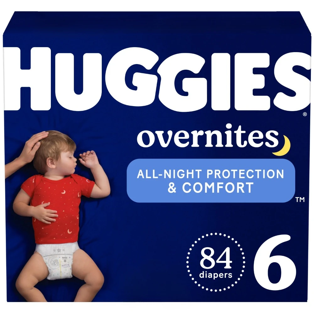 

Overnites Nighttime Diapers, Size 6, 84 Ct Baby Accessories