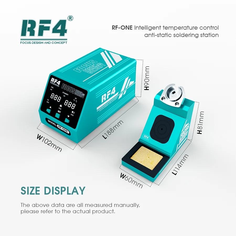 Цифровая паяльная станция RF4 электронный паяльник для телефона PCB IC SMD BGA