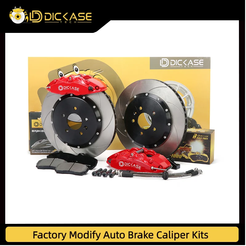 

Dicase Big 4 Pot Caliper Kit With 330*28mm Disc Front Oem Replacement Disc Rear For Volkswagen Beetle
