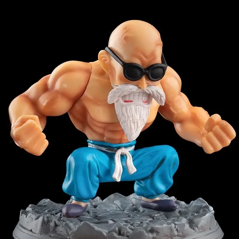 

Dragon Ball Figure Muscle Master Roshi Kame Sennin DBZ GK Goku 's Teacher Figurine PVC Model Figura Toys