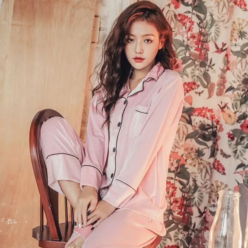 QWEEK Plus Size Pijama Velvet Women's Pajamas Female Set Woman 2 Pieces Sleepwear Winter Pyjamas Loungewear 3XL 4XL 5XL