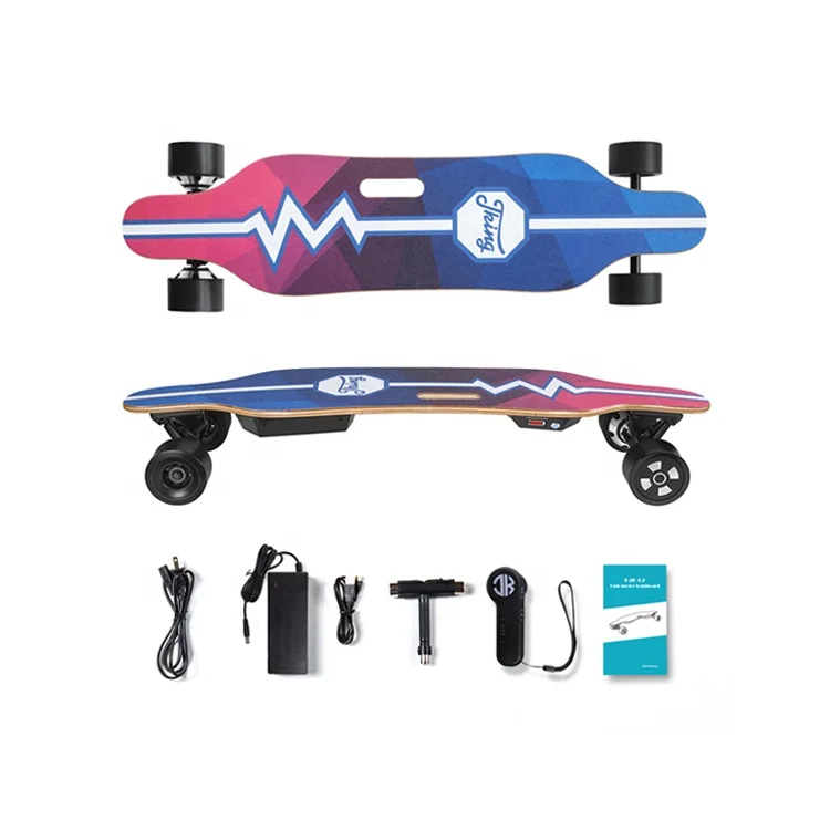 Лидер продаж 2021 фотоэлектрический скейтборд для внедорожника с рукояткой на