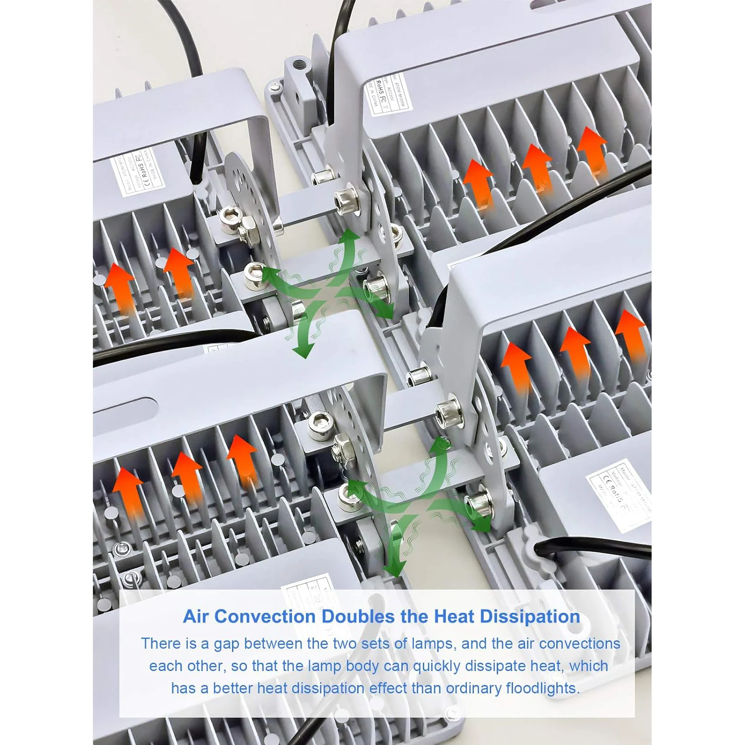 Фонари для стадиона 600 Вт 300 лм 6500 К IP67