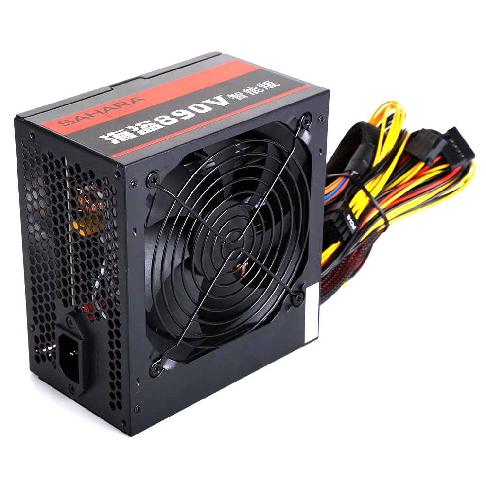 SAHARA ATX PC Power Supply 220V Max 890W Rated 700W Game Computer Server PSU 24PIN PSU Supply Mining PC Source ETH Coin Mining enlarge